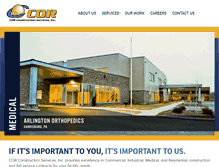 Tablet Screenshot of corconstruction.com